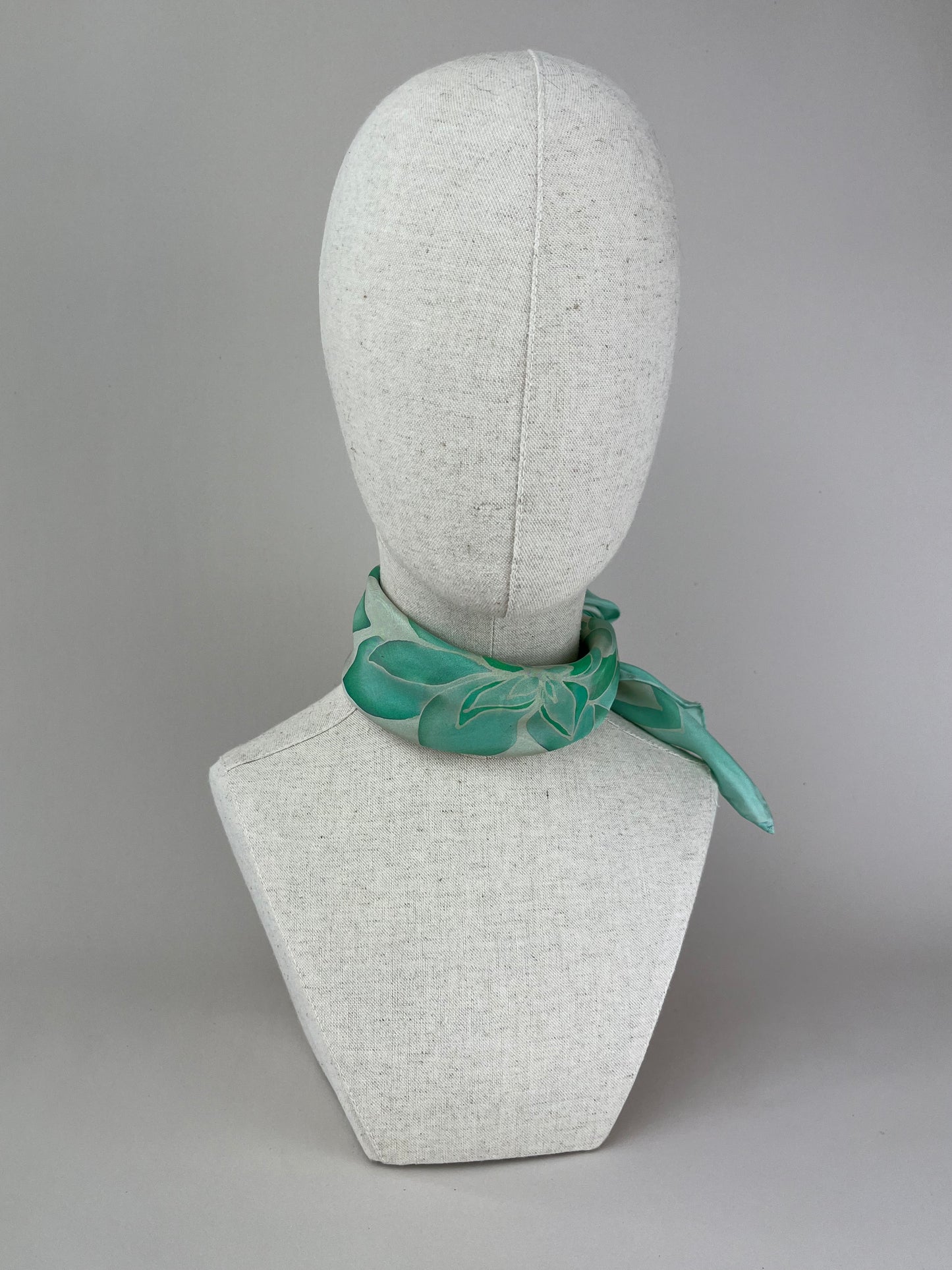 Nesrin- In Duck Egg Blue handmade silk scarf perfect gift