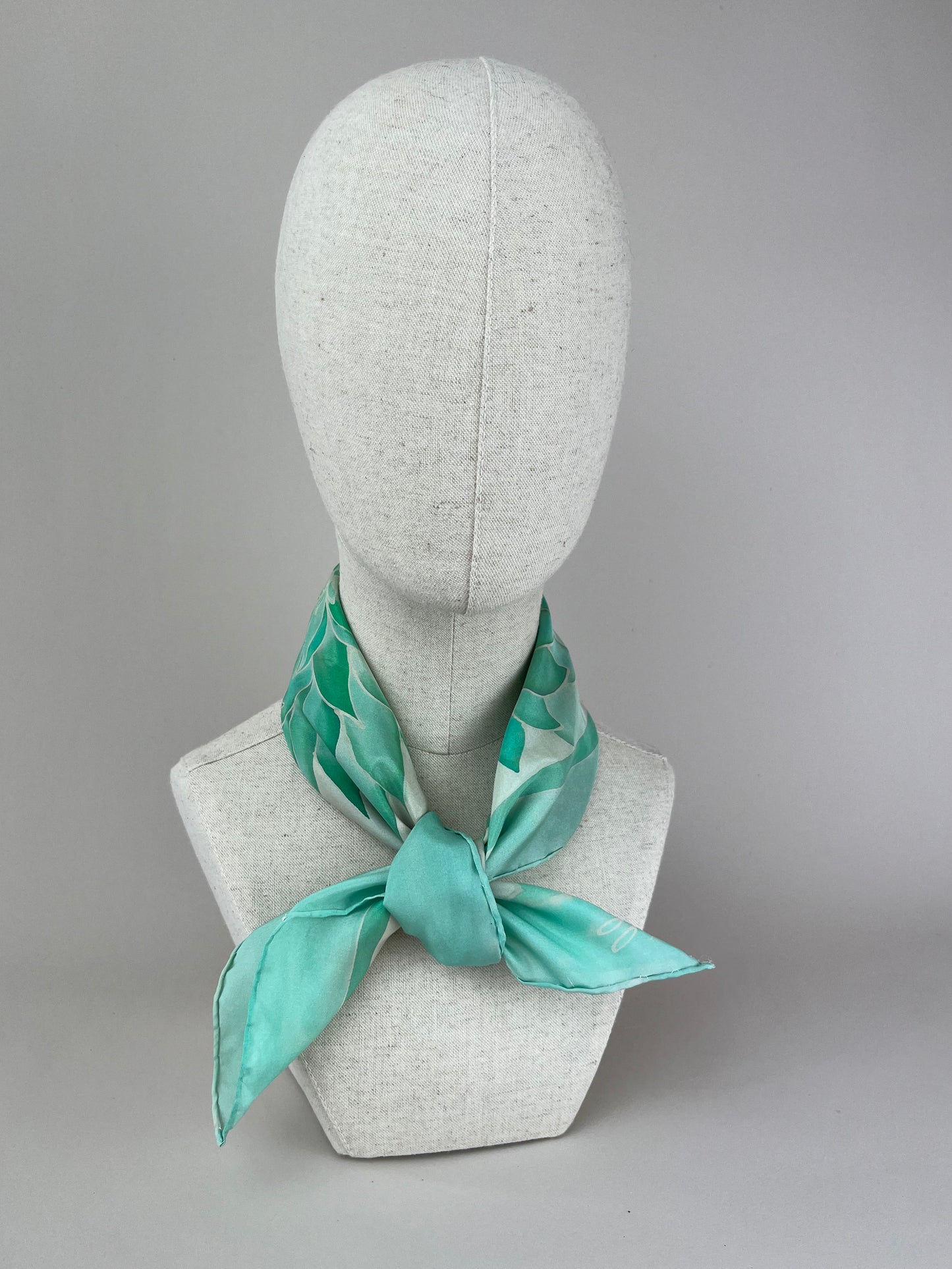 Nesrin- In Duck Egg Blue handmade silk scarf perfect gift