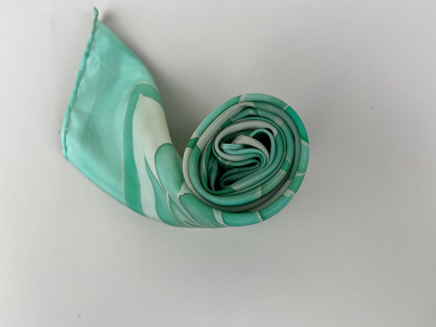 Nesrin- In Duck Egg Blue handmade silk scarf perfect gift