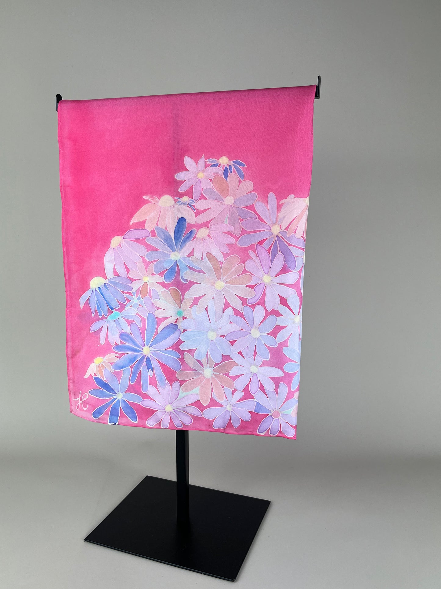 Daisy Handmade 100% Silk Scarf