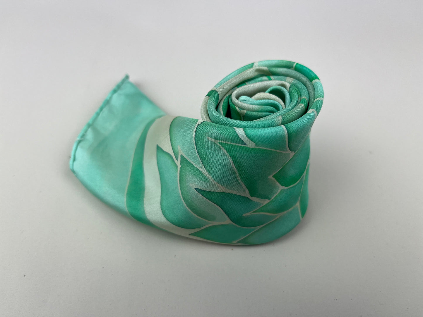 Nesrin- In Duck Egg Blue handmade silk scarf perfect gift