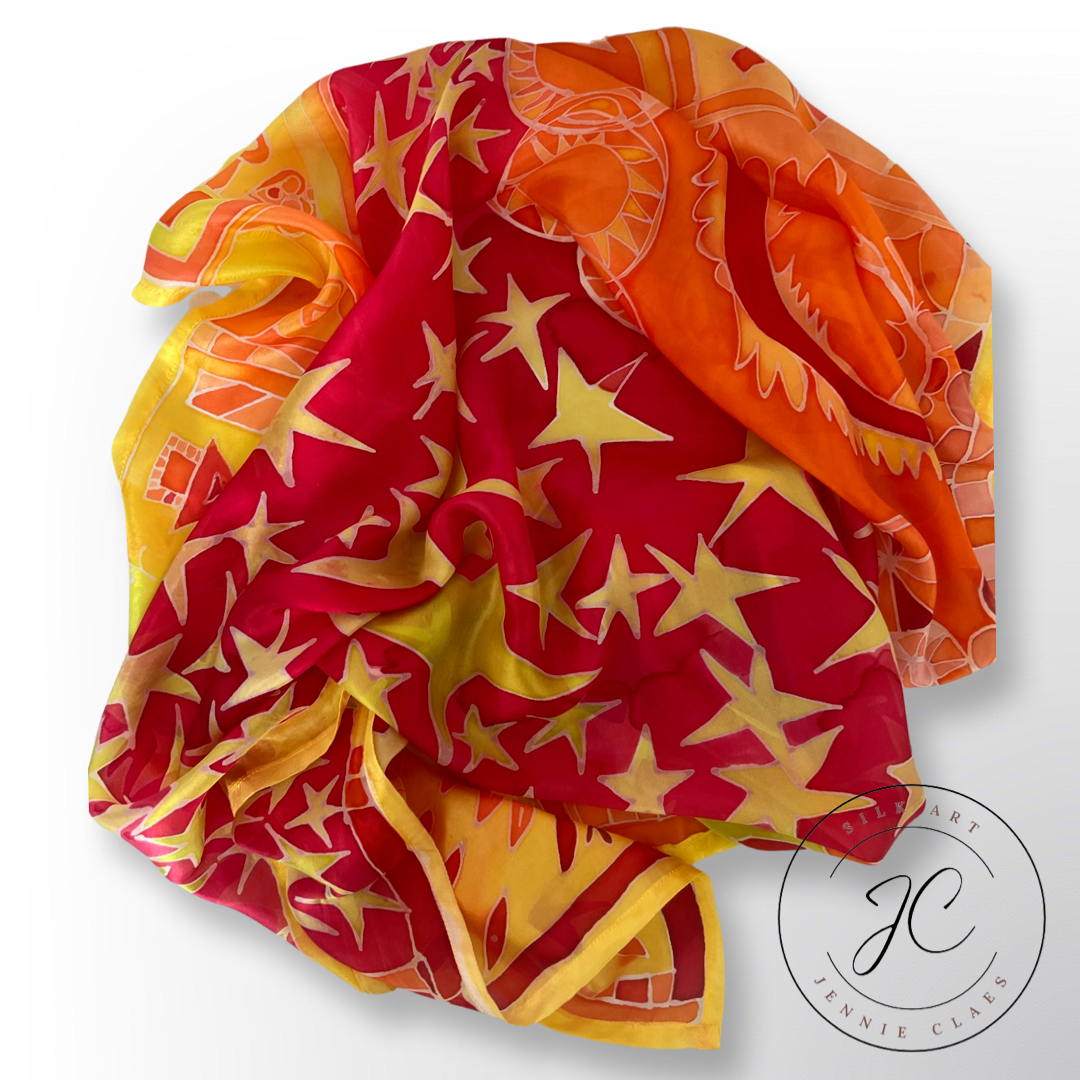 Aracis Handmade 100% Silk Scarf