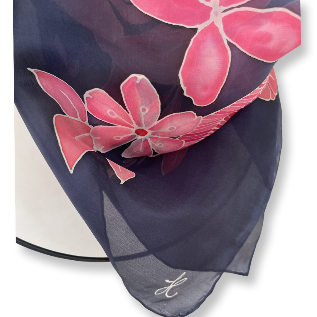 Selena II Handmade 100% Silk Scarf